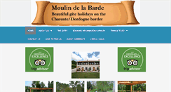 Desktop Screenshot of moulindelabarde.com