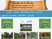 Tablet Screenshot of moulindelabarde.com